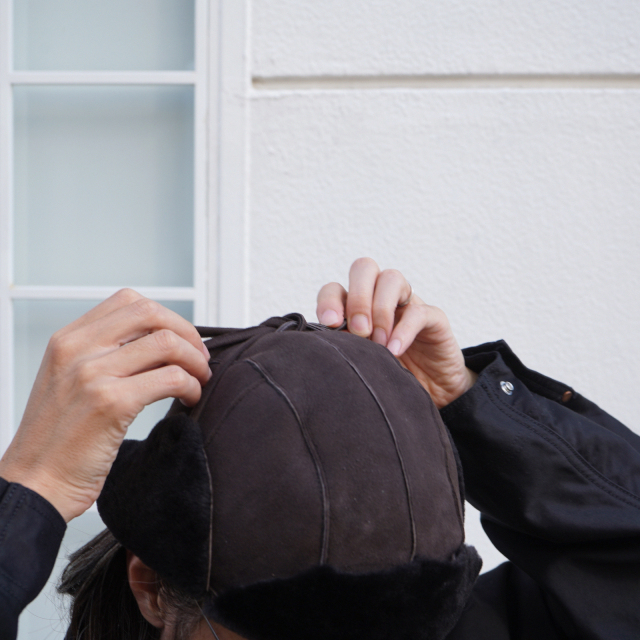 AURALEE MERINO MOUTON CAP