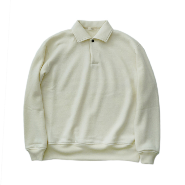 Cale super 120 air wool fleece polo