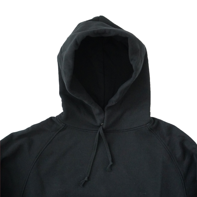 COMOLI コットン裏毛 パーカ BLACK