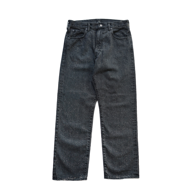 awasa 5-pocket tapered denim meteor black