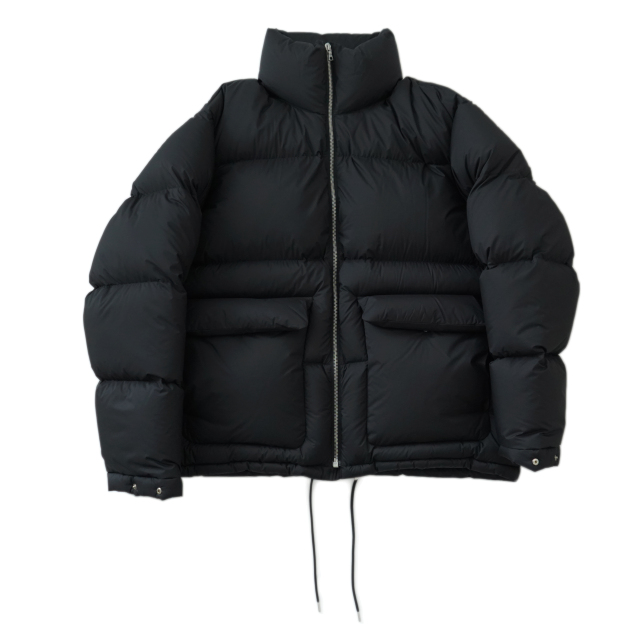 AURALEE SUPER LIGHT NYLON RIPSTOP DOWN BLOUSON BLACK