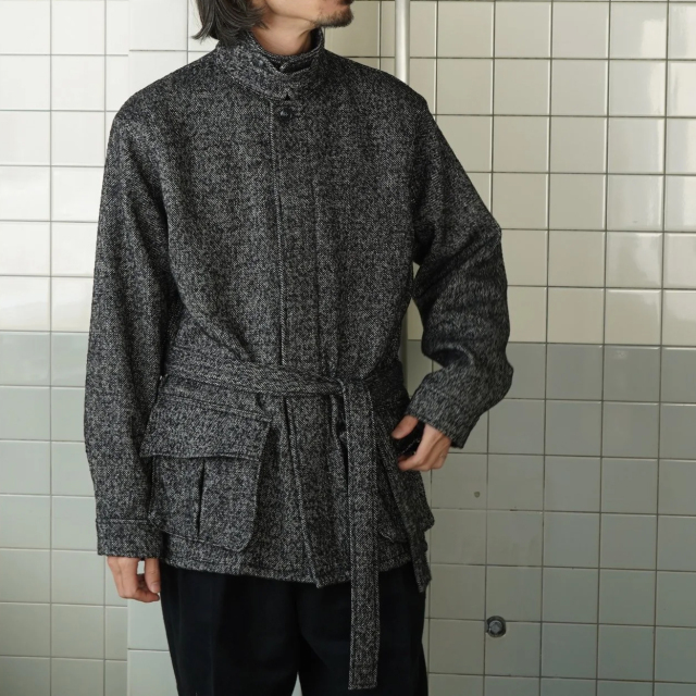 awasa fancytweed belted jacket