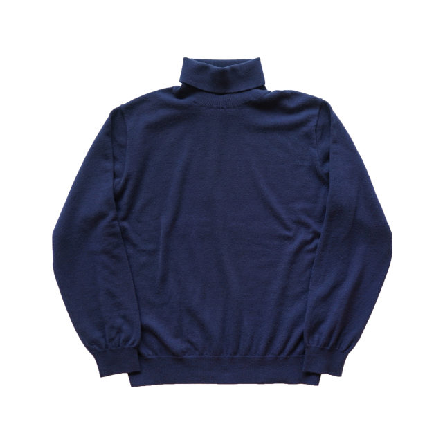 yonetomi SUPER MERINO CASHMERE P/O <TURTLE> NAVY
