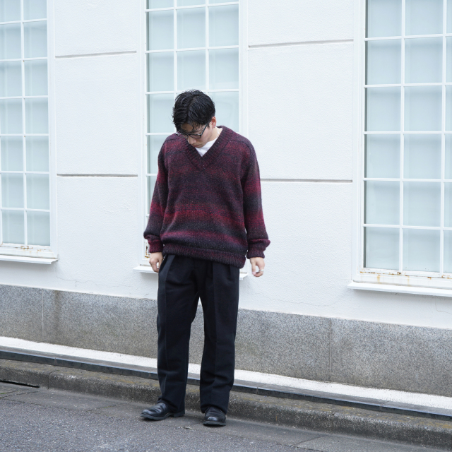 UNUSED Mohair V-neck Knit