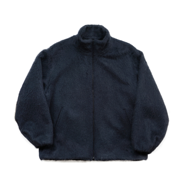 COMOLI キャメルシャギー ジャケット NAVY