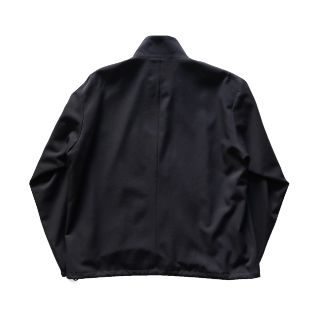 awasa wool gabardine zip up jacket