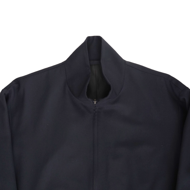 awasa wool gabardine zip up jacket
