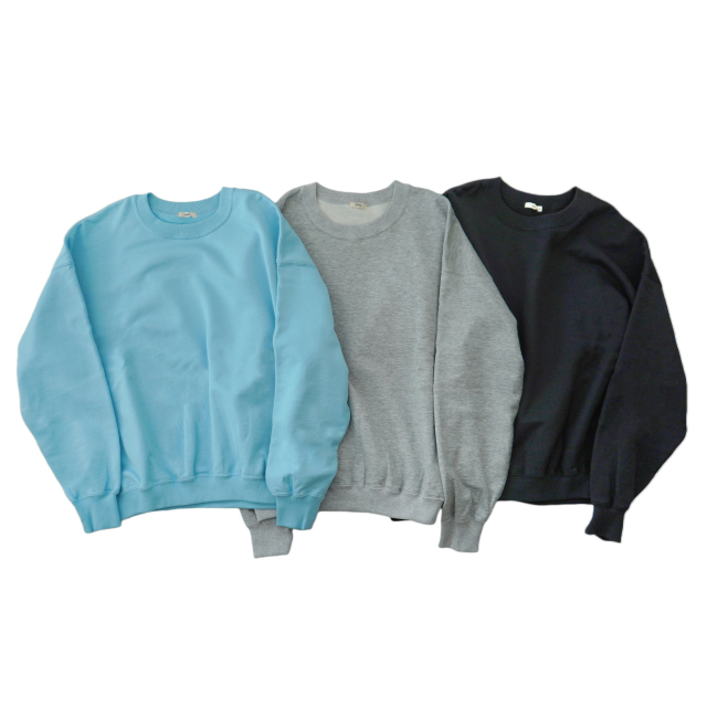 awasa supima aging cotton crew neck sweatshirt