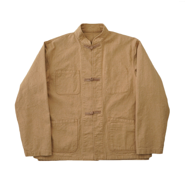 Be prepared × awasa naturally coloured cotton duck china jacket