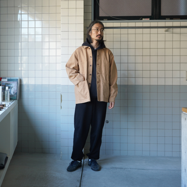 Be prepared × awasa naturally coloured cotton duck coverall jacket