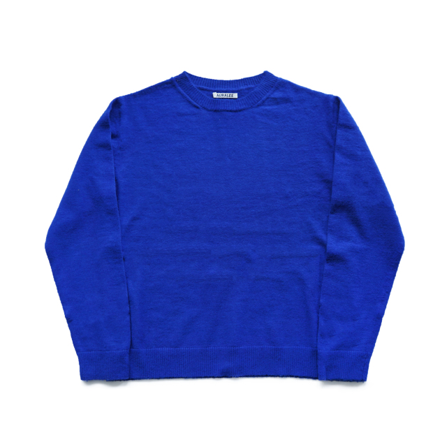 AURALEE BRUSHED CASHMERE COTTON KNIT P/O