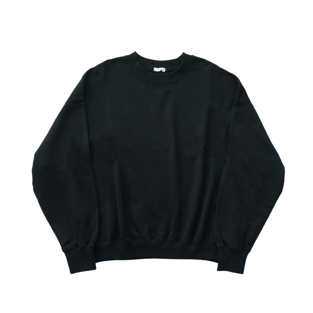 awasa light supima aging cotton crew neck sweatshirt
