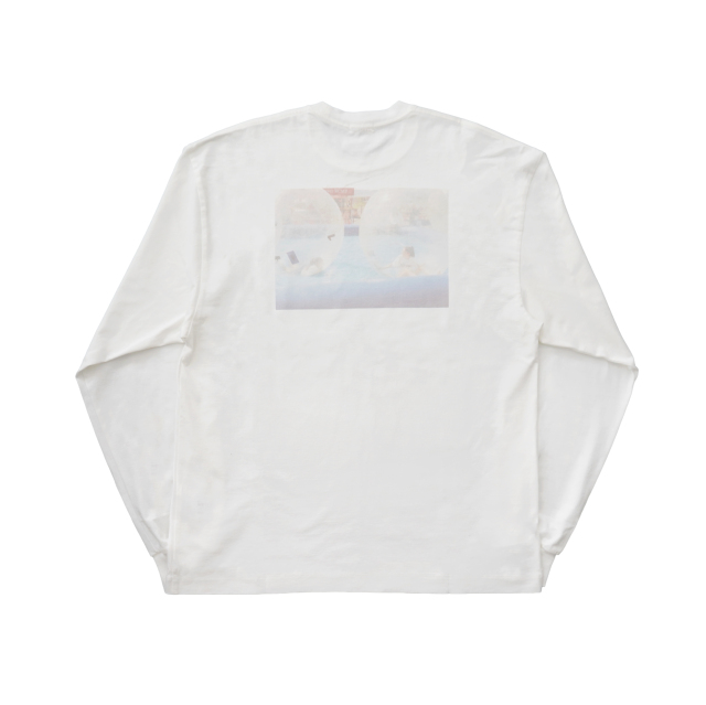 awasa Takuroh Toyama × awasa photo print long sleeve t-shirts