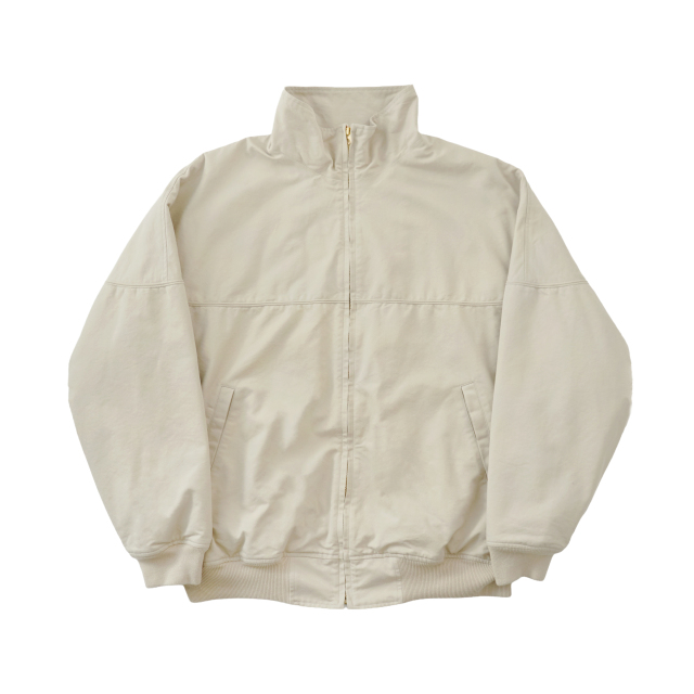 COMOLI ポストワークツイル キャップショルダーブルゾン IVORY