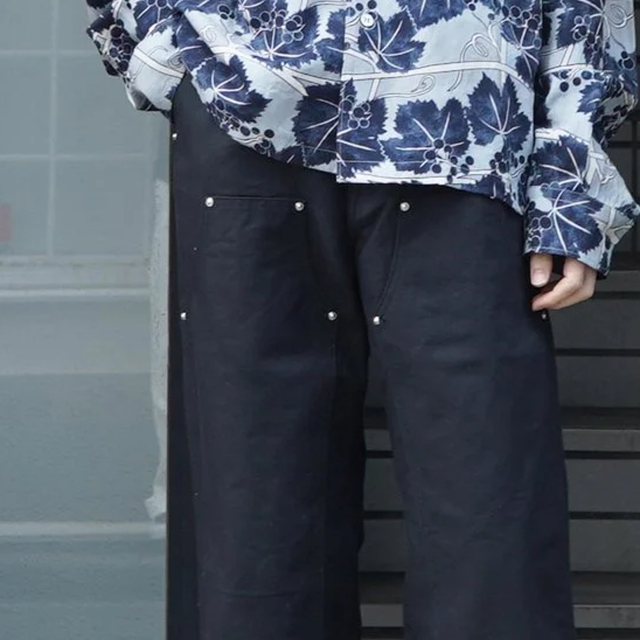 UNUSED Double knee duck pants