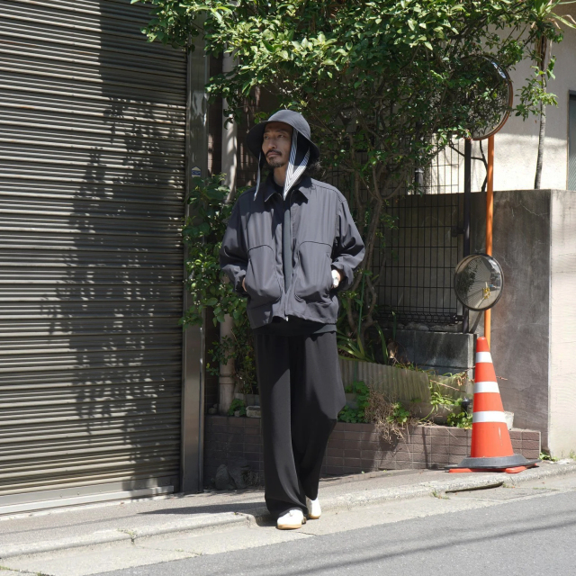オールドネイビー 00s tough wool drizzler XL grey UNUSED Drizzler jacket