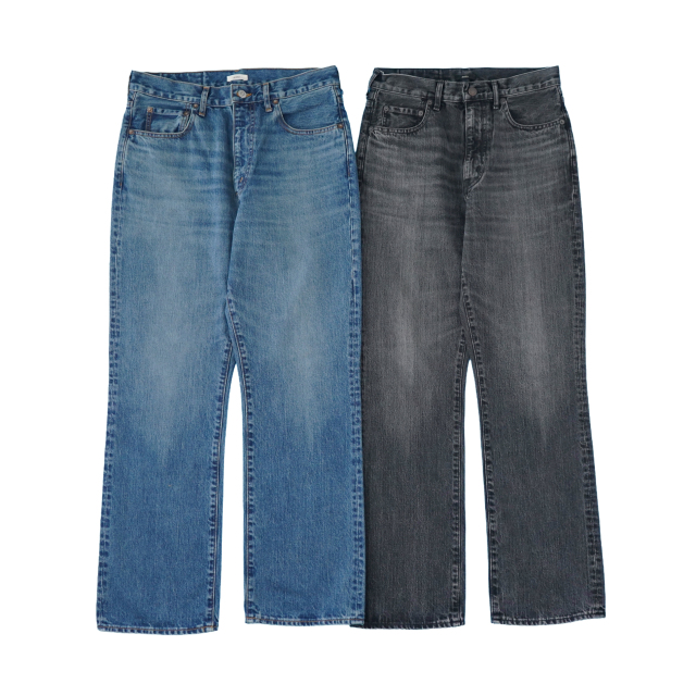 awasa selvage denim 5 pocket flare pants