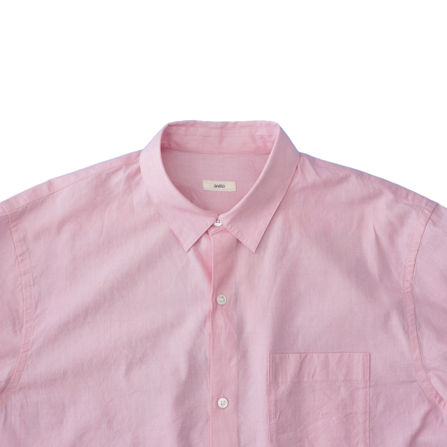 トップス 25AW awasa Regular Collar Shirt awasa awasa regular collar shirt