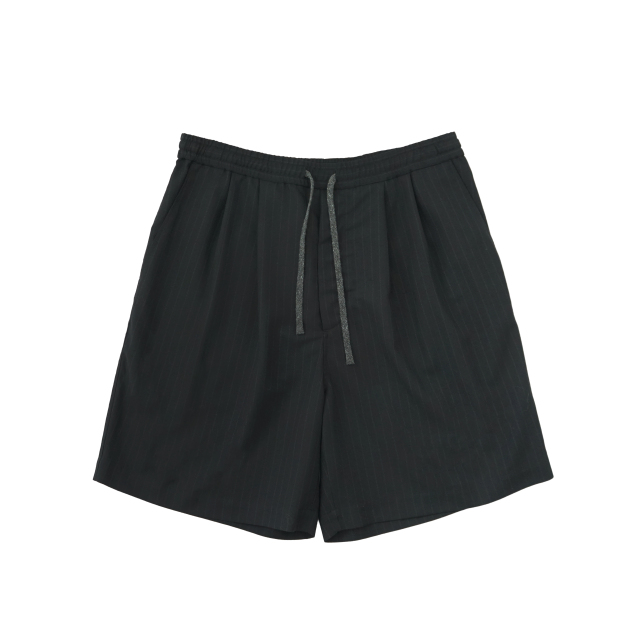 awasa vintage wool amunzen wide easy shorts