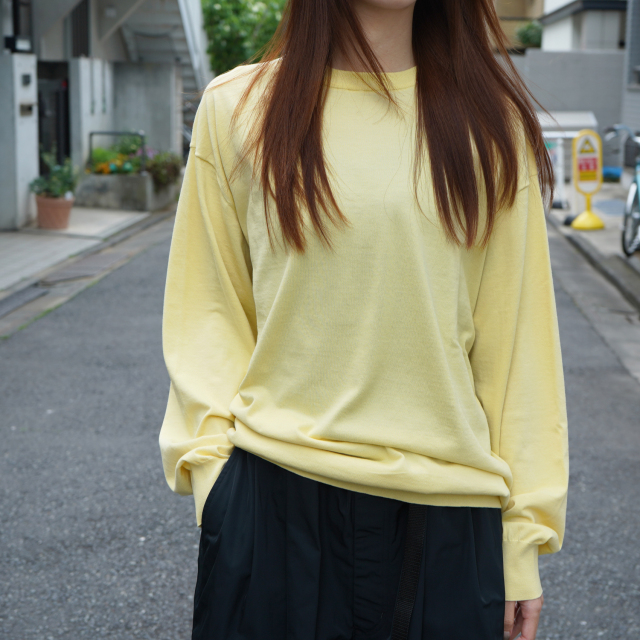 AURALEE GIZA HIGH GAUGE KNIT P/O