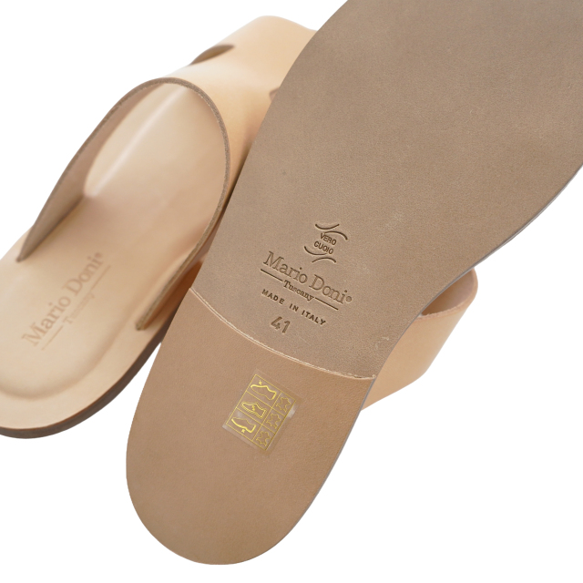 美品 MARIO DONI COLONNATA サンダル Mario Doni Colonnata (natural / leather)
