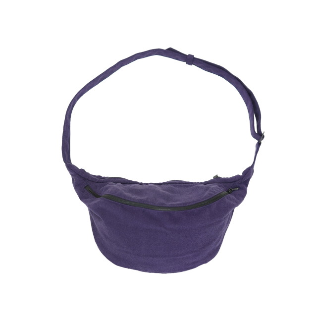 COMOLI シルクネップ ウエストバッグ PURPLE