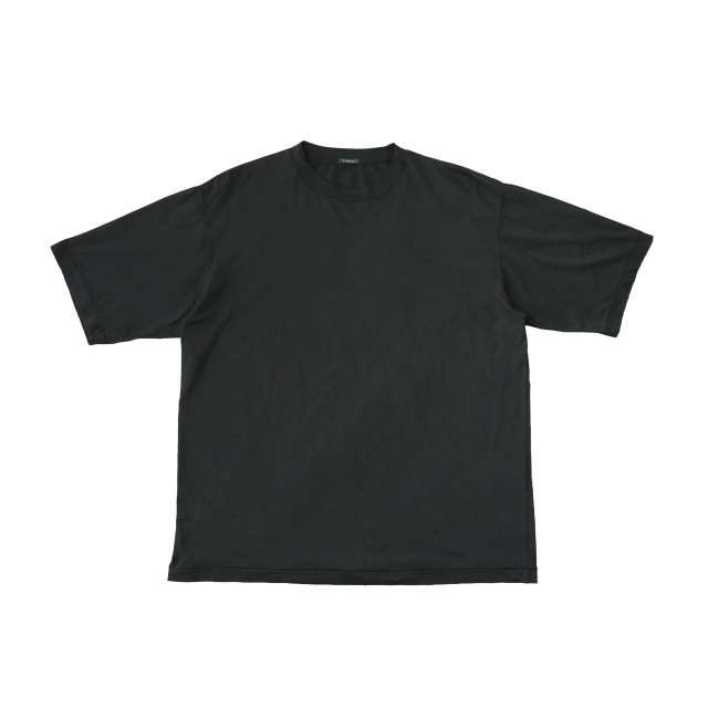 COMOLI THIN コットン Tシャツ BLACK