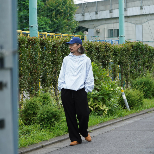 Be Prepared Anorak parka ver.2 black M新品 Be prepared Anorak parka Ver.2 blue stripe