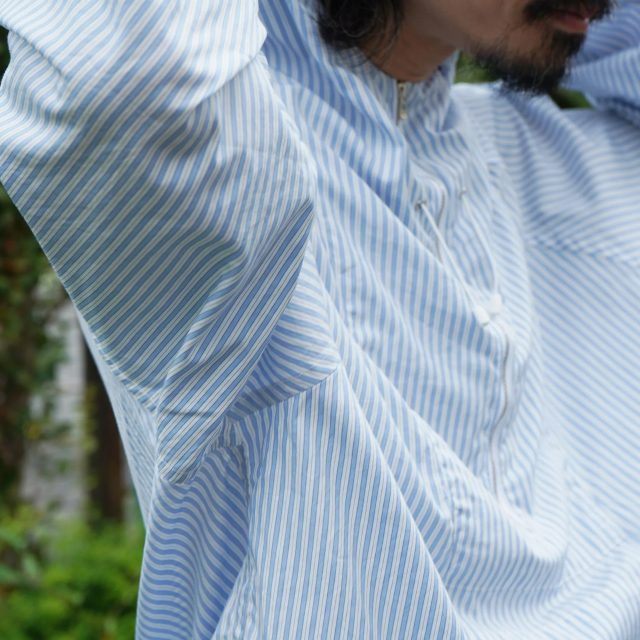 Be prepared Anorak parka Ver.2 blue stripe