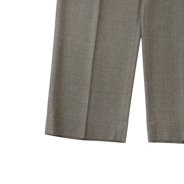 AURALEE SUPER LIGHT WOOL TWO-TUCK SLACKS