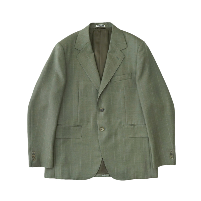 AURALEE BLUEFACED WOOL JACKET