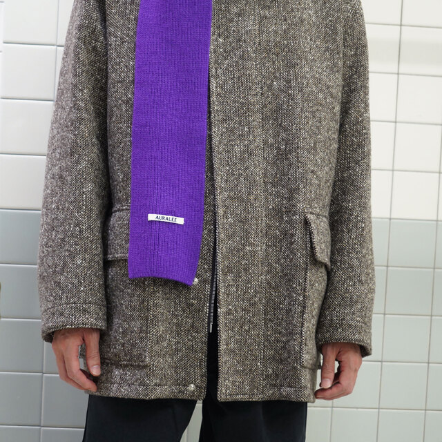 AURALEE LIGHT CASHMERE KNIT STOLE