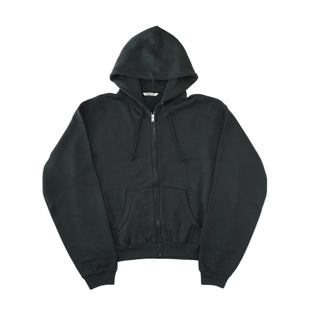 AURALEE HIGH-TWIST COMPACT SWEAT ZIP PARKA
