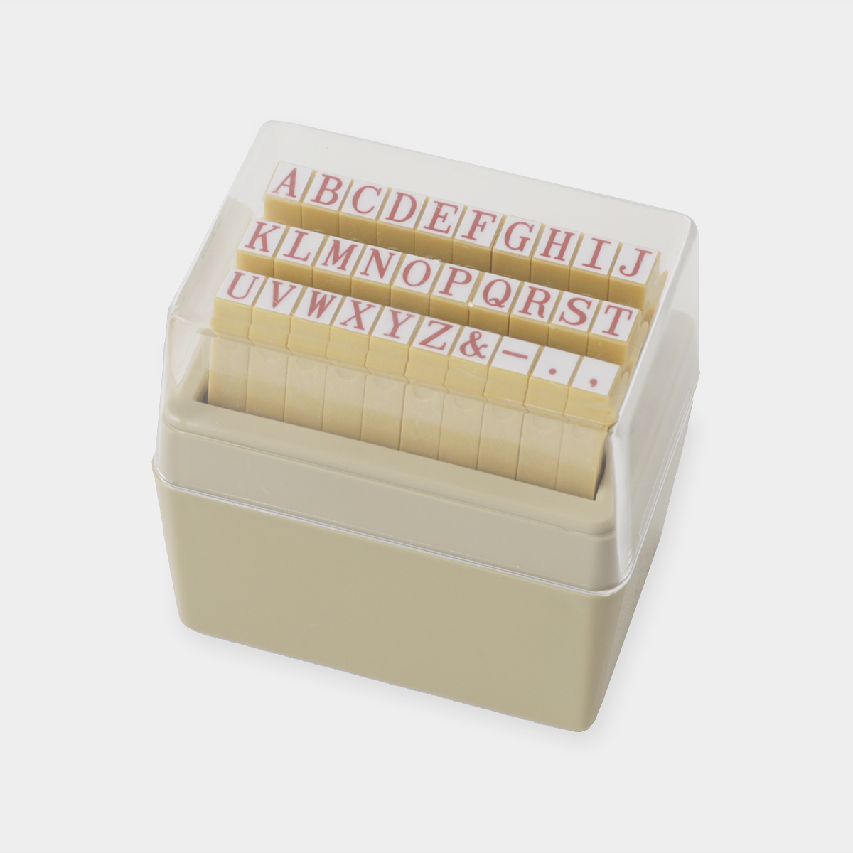 シャチハタ 柄付ゴム印 アルファベットセット 3号 (07152132)