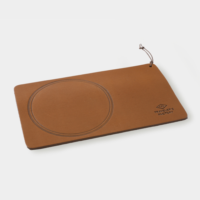 TF レザーコースター スクエア キャメル (07100564)