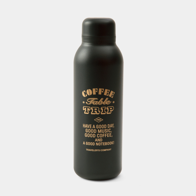 TF ステンレスボトル 500ml コーヒーテーブルトリップ 黒 (07101100)
