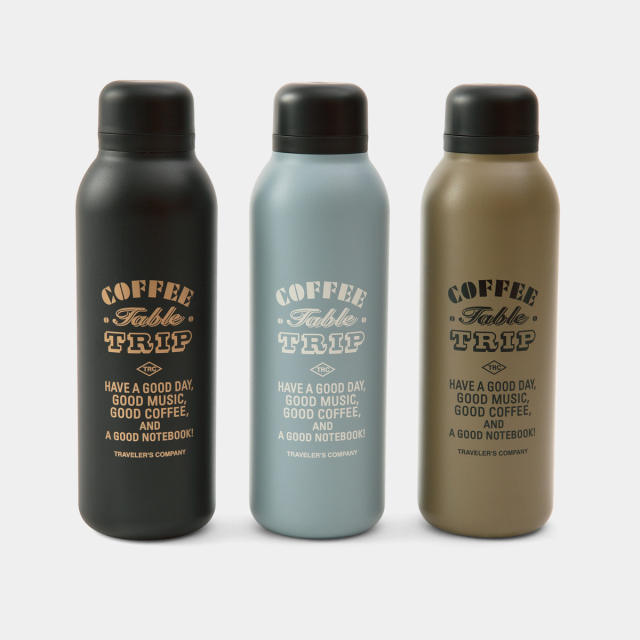 TF ステンレスボトル 500ml コーヒーテーブルトリップ 黒 (07101100)