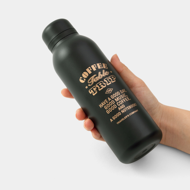TF ステンレスボトル 500ml コーヒーテーブルトリップ 黒 (07101100)