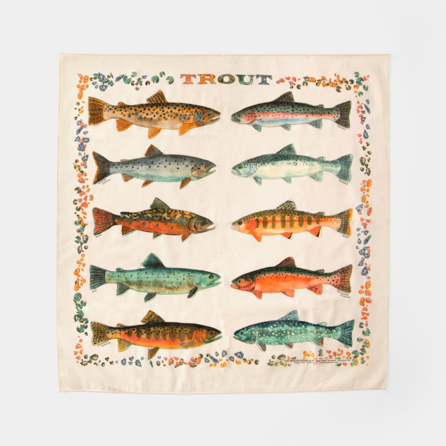 The Printed Image ネイチャープリント バンダナ トラウト (07151834）