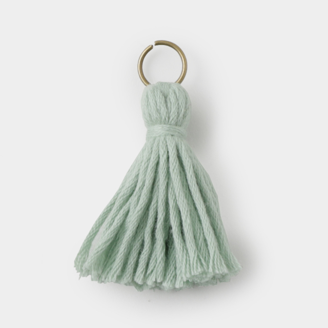 short finger タッセル コットン ミントグリーン (07152134)