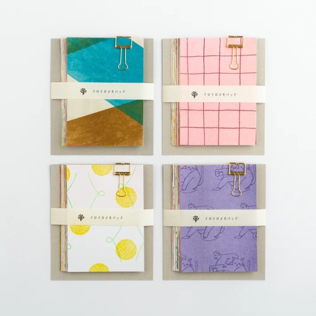 水縞 イロイロメモパッド (07152216)