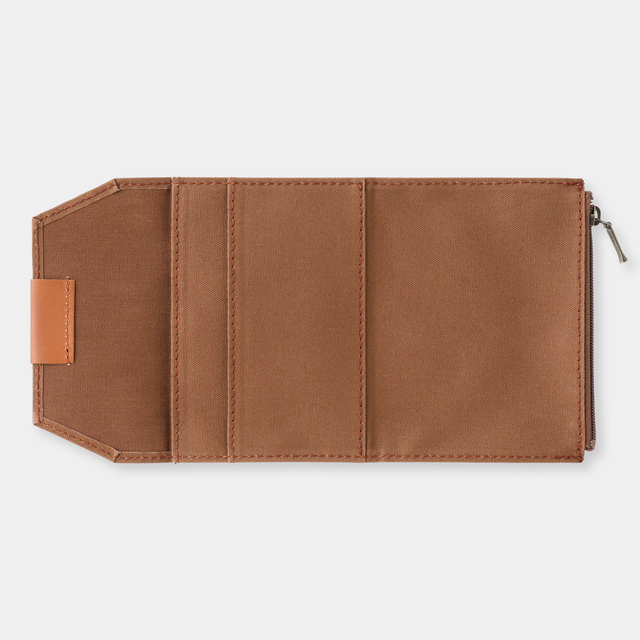 TF トラベラーズノート パスポートサイズ コットンジッパーケース
