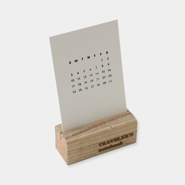 水縞 ハンコ 万年カレンダー (07152259)