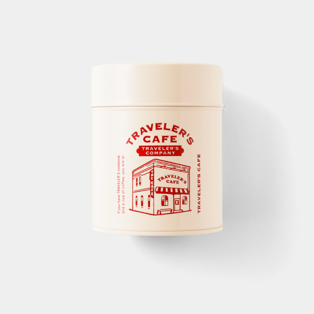 TF コーヒー缶 トラベラーズカフェ アイボリー (07152380)