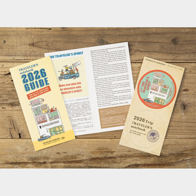 ヒュムノート1〜3 　ファンタスマゴリア　オトノハノシラベ5 トラベラーズノート リフィル 2026 週間+メモ (14495006)