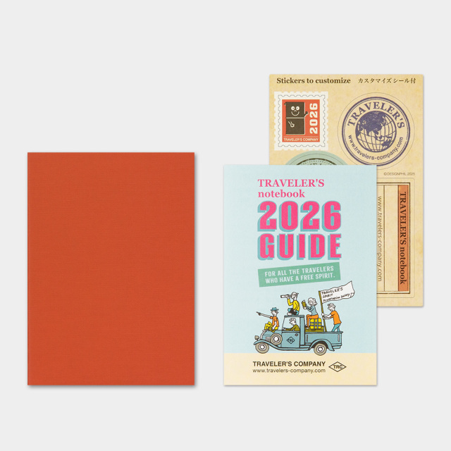イヤーノート2026 トラベラーズノート パスポートサイズ リフィル 2026 週間