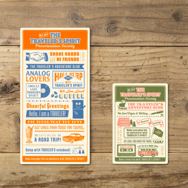 T.S.L. 倉敷 トラベラーズノート 2026 トラベラーズノート 下敷 2026 (40239006)