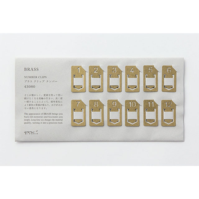 ブラス クリップ ナンバー (43080006)