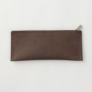 TF レザーペンケース フラット S 黒 (07100538)