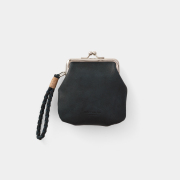 Butler Verner Sails ホースレザーがま口ミニウォレット ブラウン